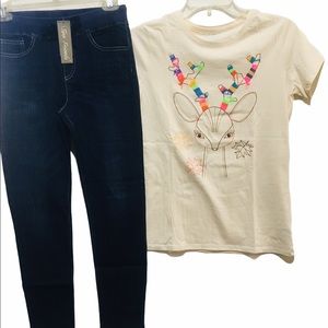 Girl's Top size 14/16 Jeans size 14